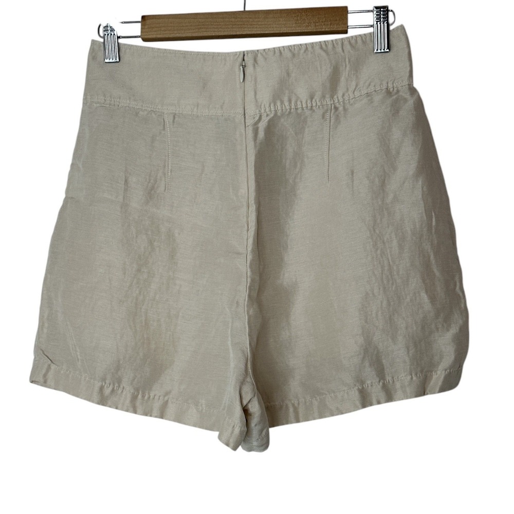 Joie Brenten High Waist Shorts Women Size 8 Linen Blend‎ Beach Summer Outdoor - Picture 3 of 9